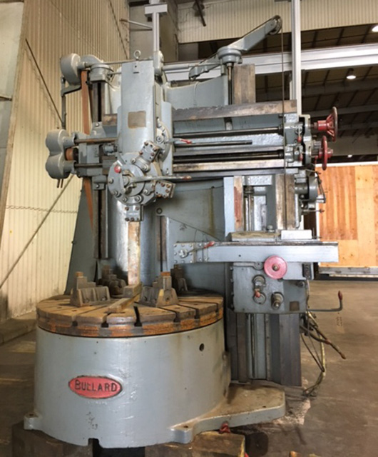 64" - 4 JAW CHUCK BULLARD ... VERTICAL TURRET LATHE